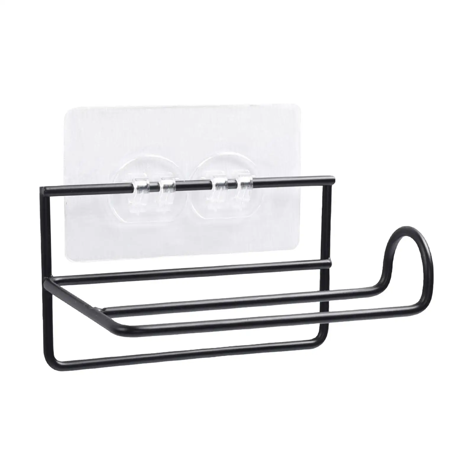 Toilet Tissue Holder Sturdy Easy to Install Multiuse Modern Punch Free Rustproof Roll Paper Holder for Dorm Bedroom Hotel Home