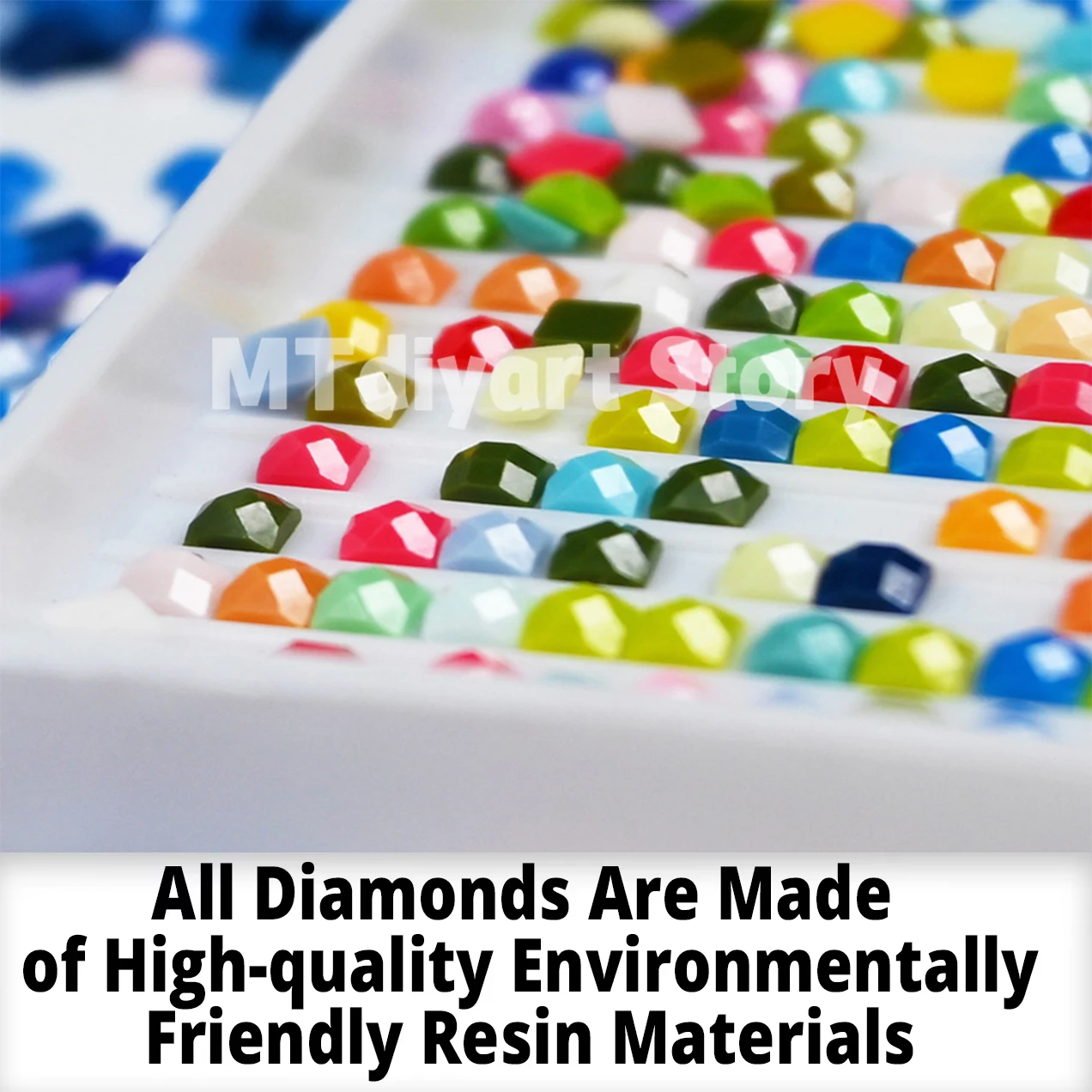 MTdiyart Custom Photo Resin Diamond Painting Kit Multicolor 4