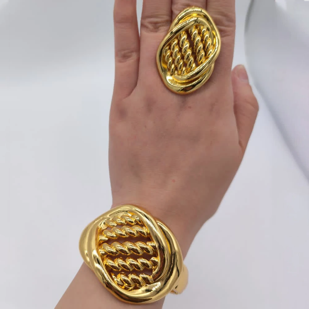 Dubai-Farbarmreifen für Frauen, 15-Stil, afrikanische neue Mode-Armbänder, Charme, Hochzeit, äthiopisch, arabische Hand, Luxus-Schmuck – Detail 3