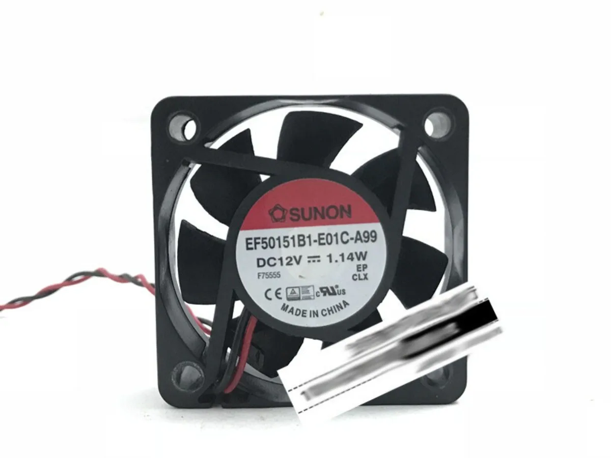 

Вентилятор охлаждения SUNON EF50151B1-E01C-A99 5015 5 см 12 В 1,14 Вт постоянного тока