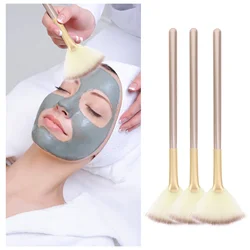 Facial Fan Makeup Brush Mask Brush Applicator Tools Loose Facials Peel Masques Diy Mascara Cream Soft Bulk