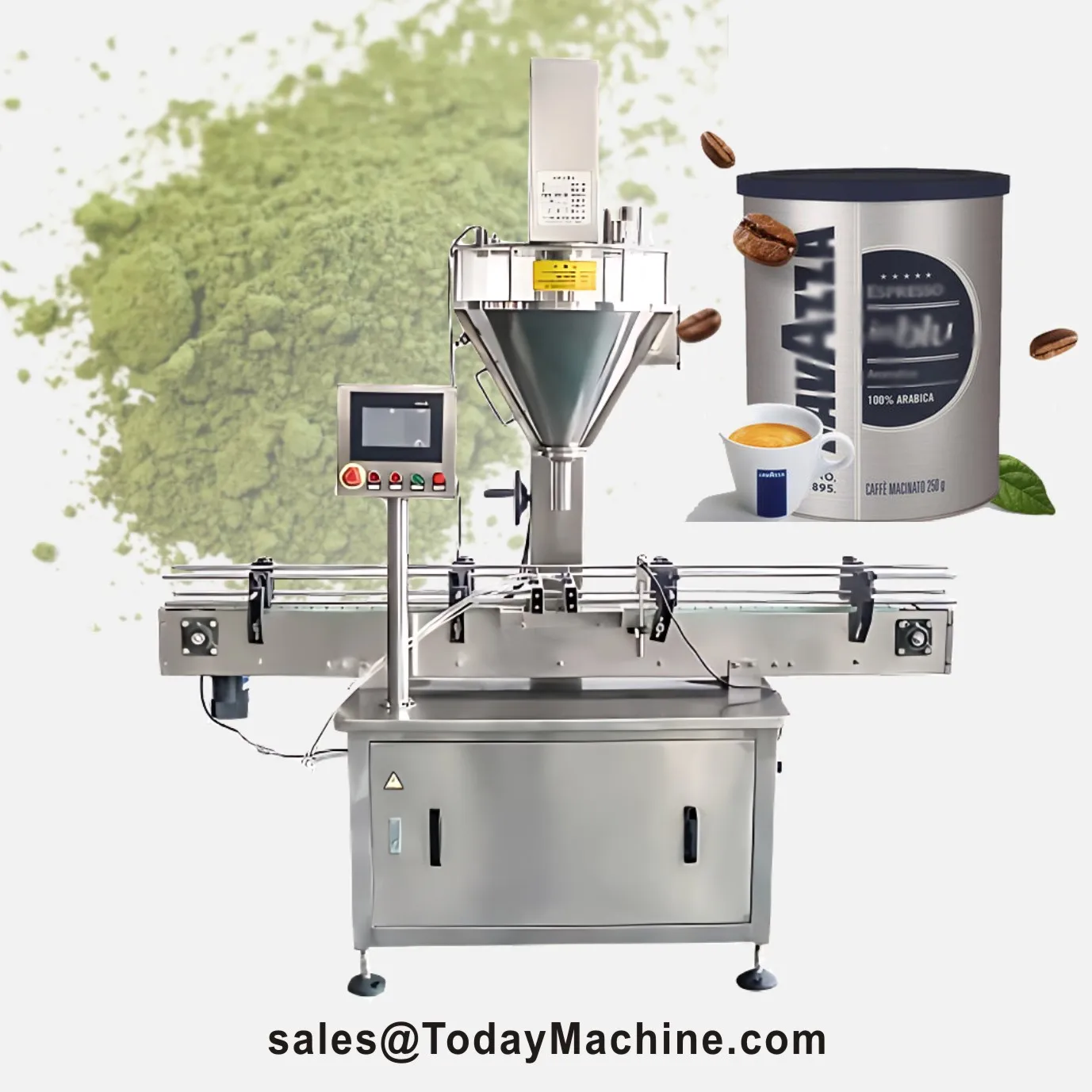 Baby Milk Whey Protein Coffee Powder Tin Can Dosing Filling Closing Milk Powder Packing Machine Bottling Canning Production Line