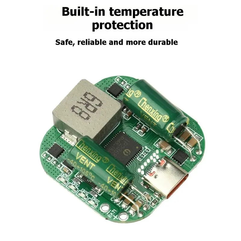 B76B IP2368 2-5S Bidirectional High-Power Charging Module 100W, PD3.0 Fast Charging Type-C for Lithium Battery