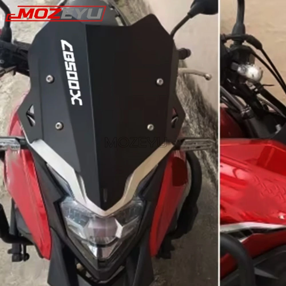 

MOZEYU For Honda CB500X CB 500X 2019 2020 2021 2022 2023 CB 500 X Motorcycle Parts Windscreen Windshield Wind Shield Deflector