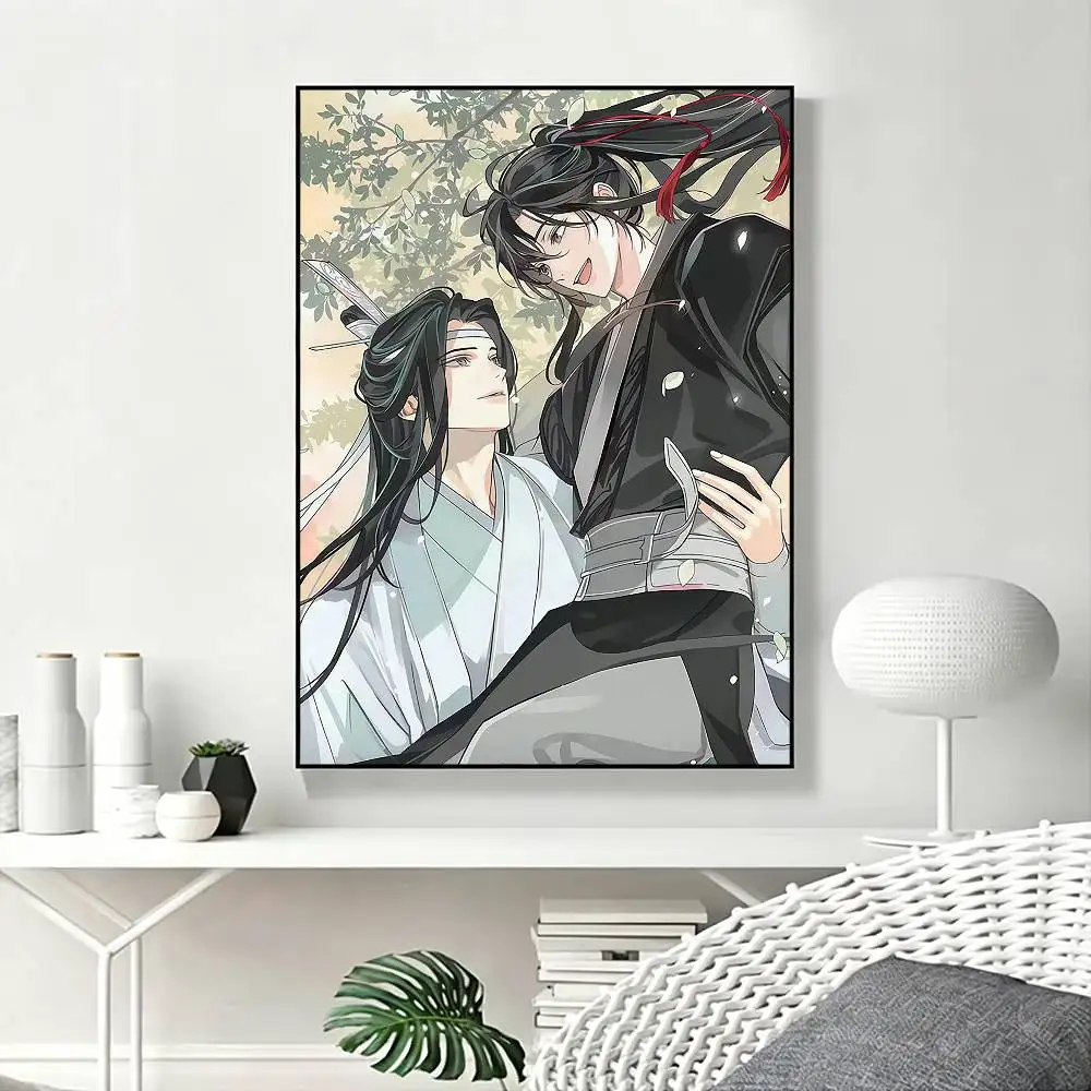 Mo Dao Zu Shi Lan Wangji Wei Wuxian Poster High Quality Dorm Living Room Aesthetic Wall Decoration Painting Stickers Gift