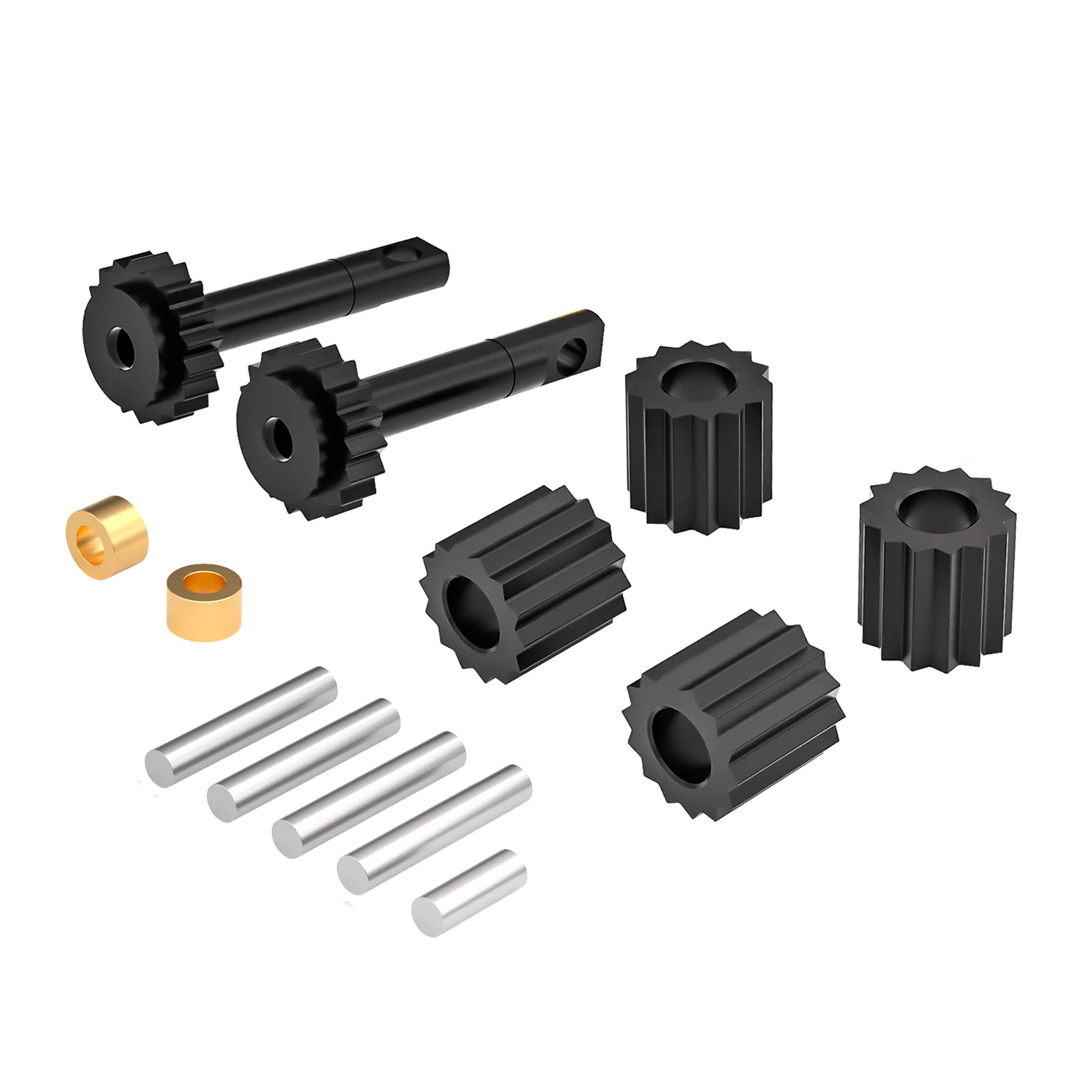 GPM 20Cr Carbon Steel Front/Rear Diffs Gear Set TRAXXAS Mini Maxx / Mini XRT
