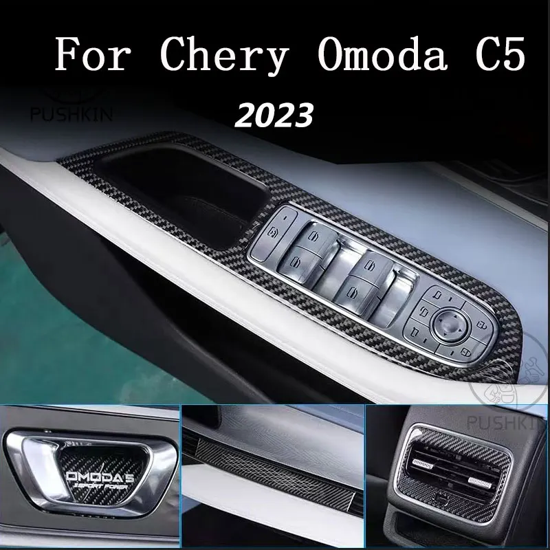 

For Chery OMODA 5 C5 2024 2023 for fownix fx Car interior decoration accessories Window control panel protective accessories