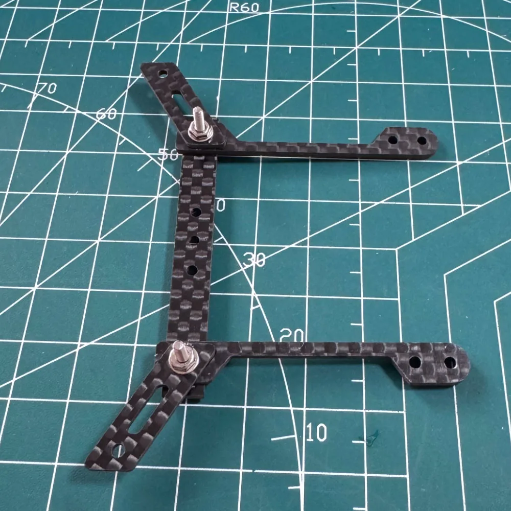 mini 4wd carbon 1.5mm self made tamiya parts front lantern mass damper plate for MS MA AR S2 VS FMA SXX chassis cnc model