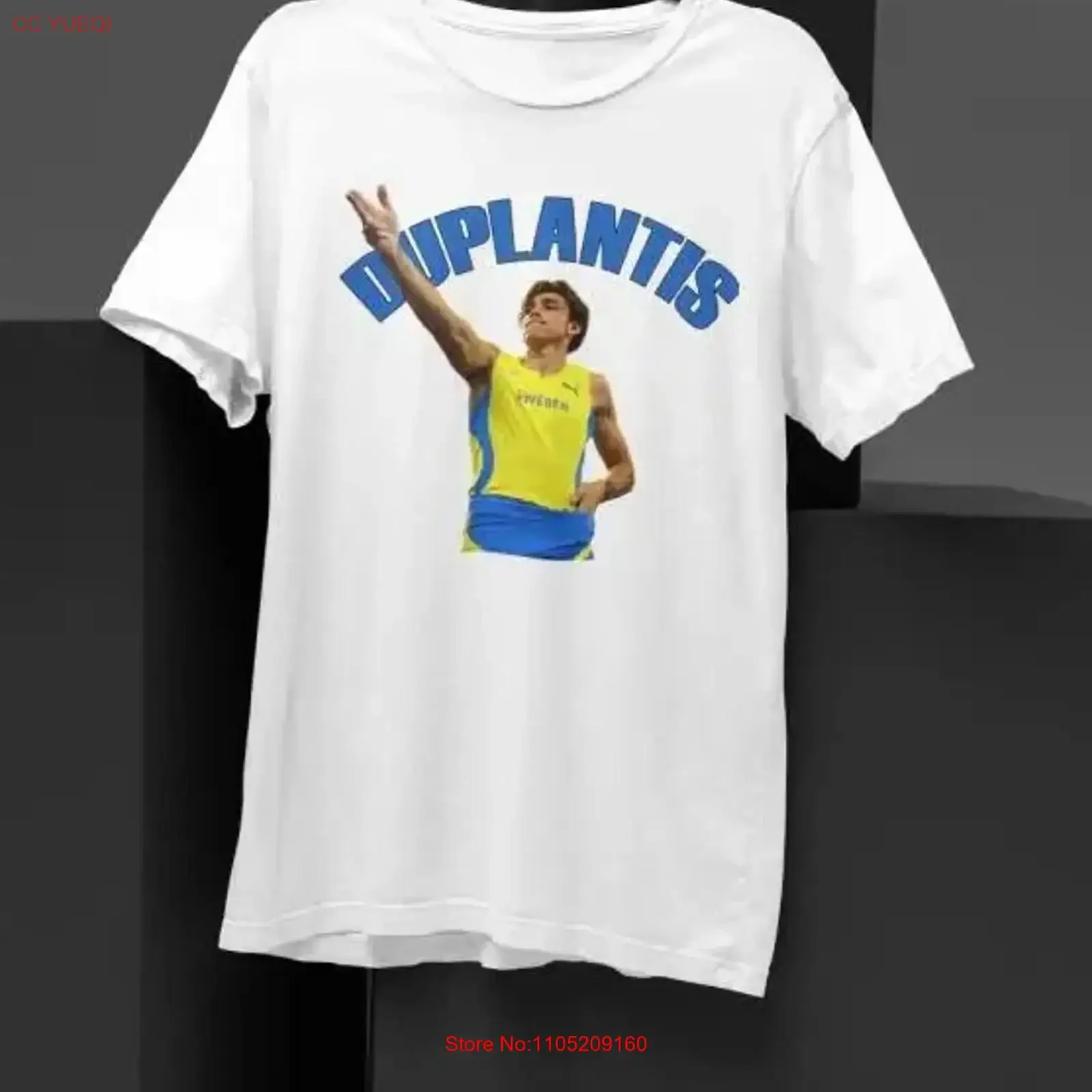 

Armand Duplantis T Shirt White vintage Washed Top For Everyday Wear Stylish fashion Soft Versatile graphic homme Slightly