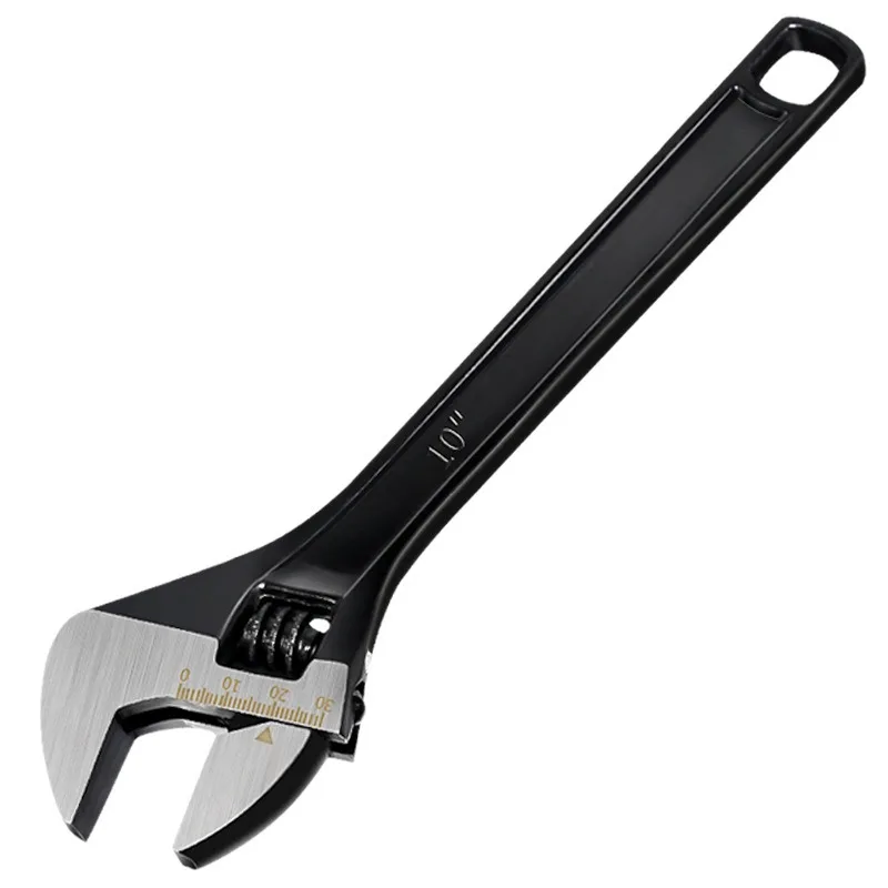 6/8/10 Inch Adjustable Wrench Industrial Grade Open End Spanner Multi Size Tool Set
