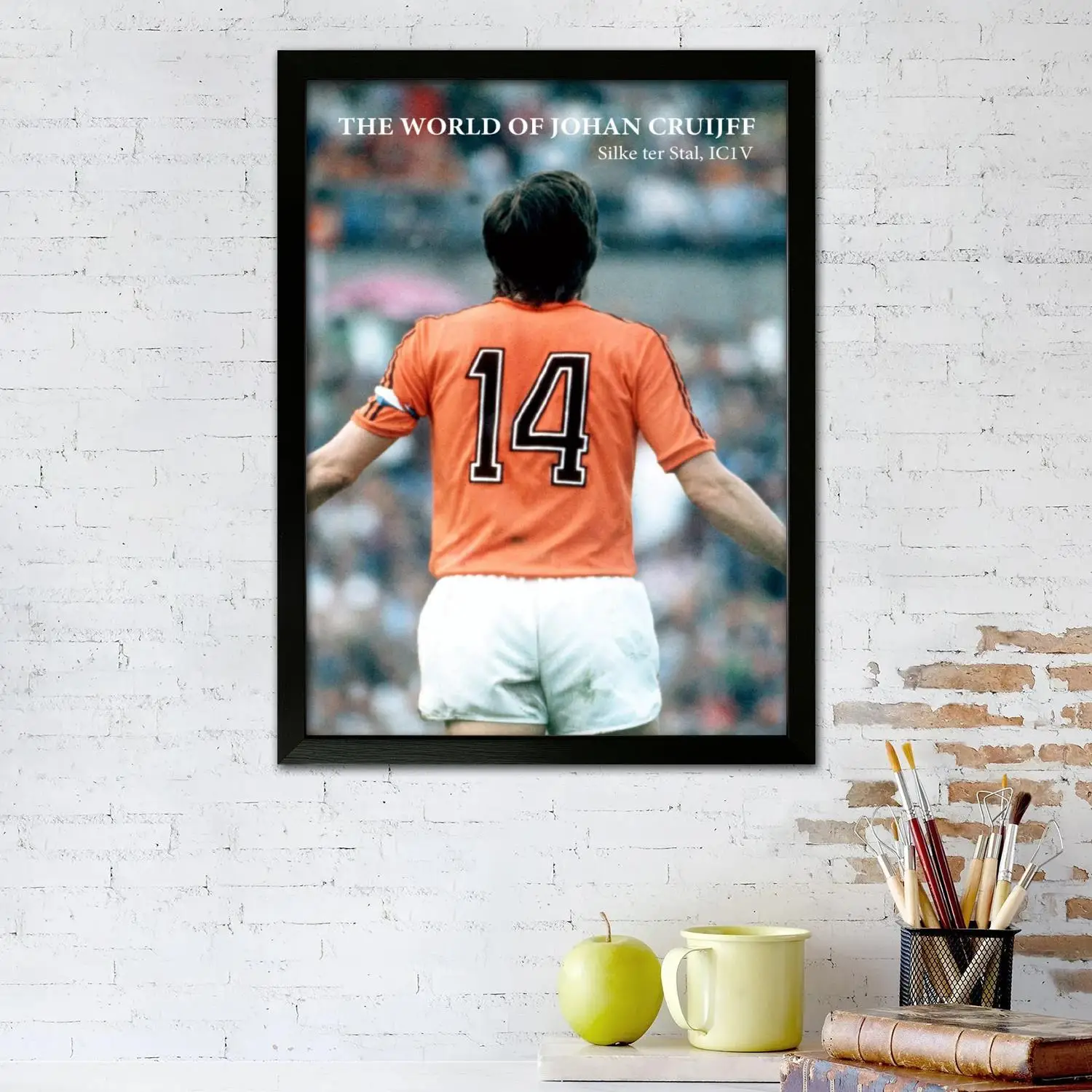 Sport Johan Cruyff Canvas Art Poster and Wall Art, Picture Print, Modern Family Bedroom Decor,Decorative painting