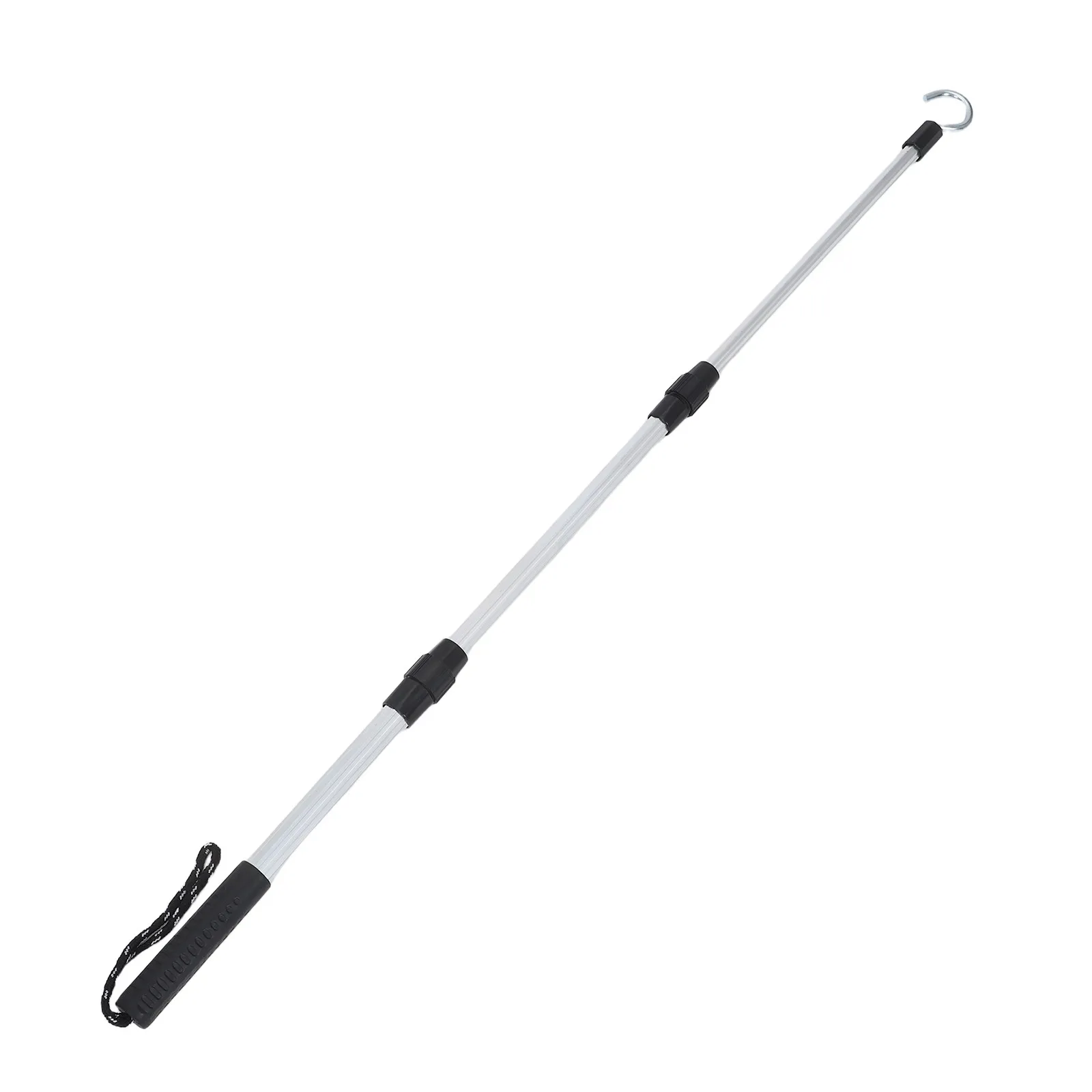 Extendable Aluminum Attic Door Hook Telescoping Pole Attic Ladder Pull Down System Rv Awning Pull Rod Tool Ladder Roof Hook