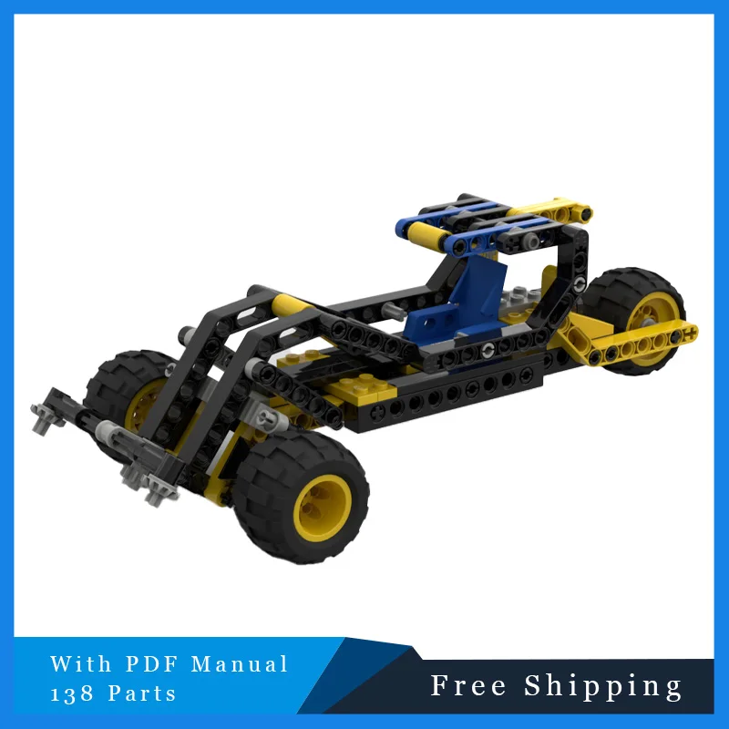 138 PTS désert vitesse course technique modulaire MOC bloc de construction créatif modèle enfants bricolage assemblage Puzzle cadeaux de noël