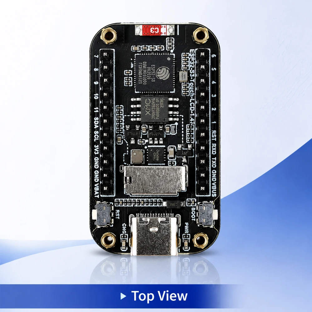 ESP32 S3 1.47 Inch IPS Touch LCD Development Board 172x320 Capacitive Screen RGB LED Micro SD Slot USB Type C Arduino