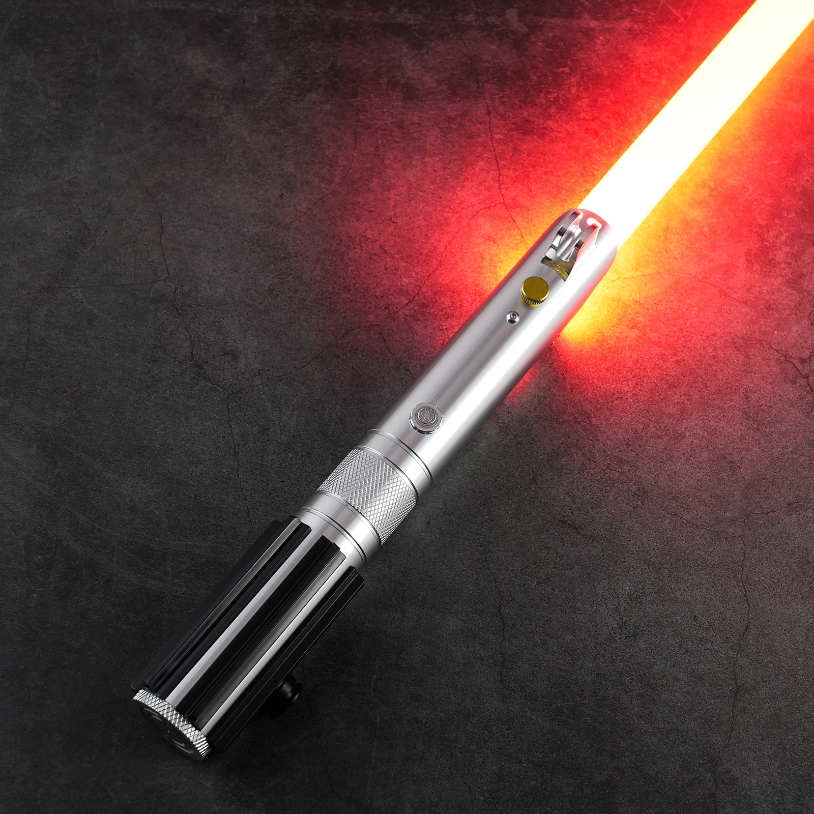 JS Pixel Lightsaber, Metal Hilt, Heavy Dueling Supported, APP & Motion Control, Infinite Color Changing, Hitting Sound