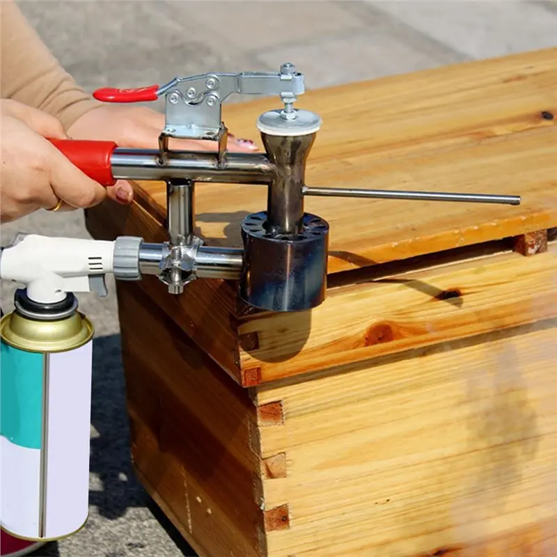 【FLASH DEAL】Atomization Mite Treatment Fog Machine Oxalic Acid Lengthen Bee Mite Treatment Device Heated Smoker Beekeeping Tool