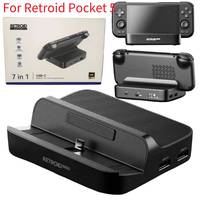 Charging Dock for Retroid Pocket 5 Dock Station Replacement Charger HDMI-Compatible Charger Dock for RP5 RP4 Pro RP4 Accessories