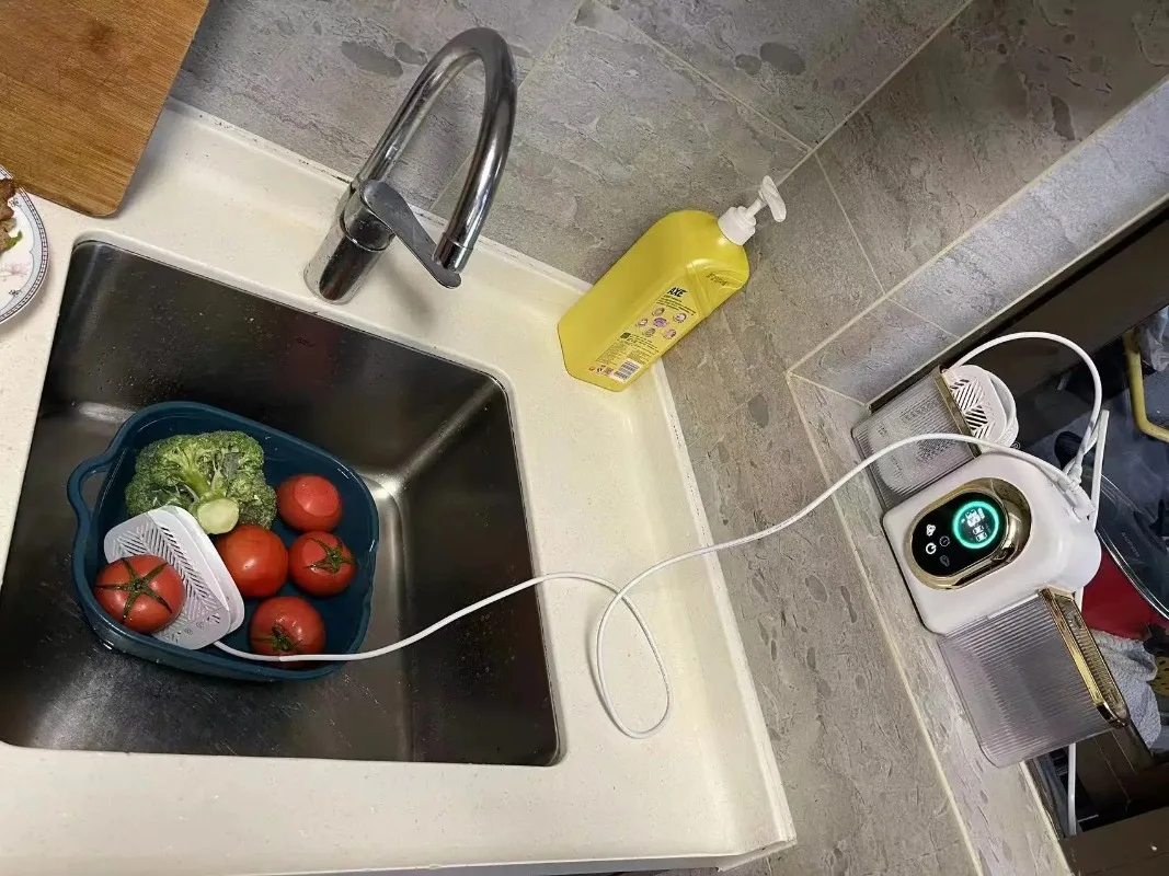 Kitchen Automatic Capsule Shape Food Washer Portable