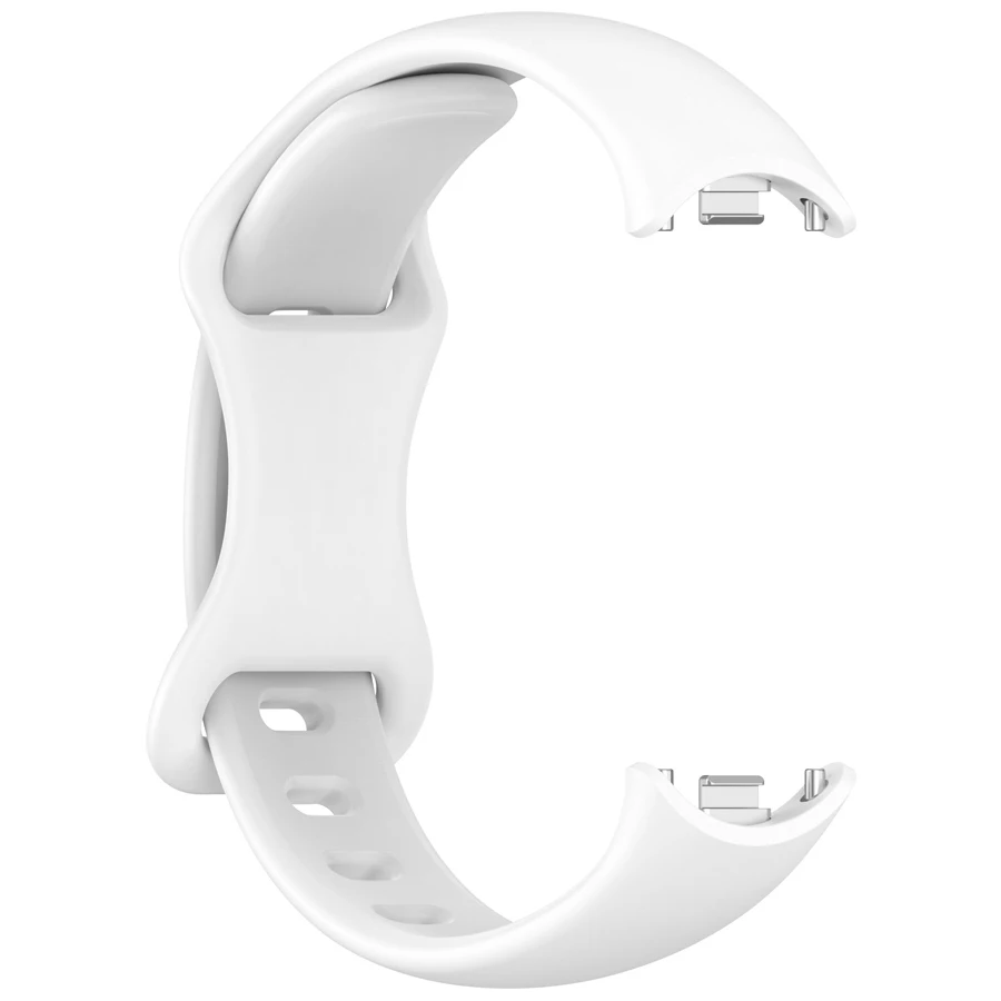 Siliconen band voor Xiaomi Mi Band 10 9 8 Band Sportarmband Pulseira Correas Xiaomi Smart Band 10 9 8 Band Metalen connector