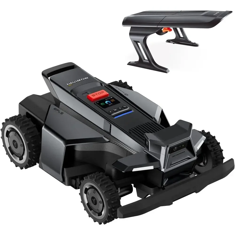 4-Wheel Drive Robotic Lawn Mower for 1 Acre, Auto-Return to Garage, 84% Slope Capability, Dual 180W Motors