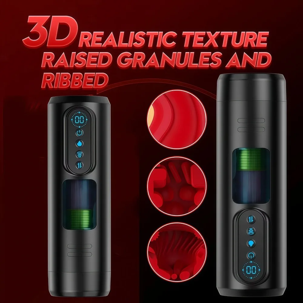 Automatic Sucking Male Masturbator Heating Thrusting Vibrators LCD Display Pocket Pussy Stroker Blowiob Adult Sex Toys 18 view 6