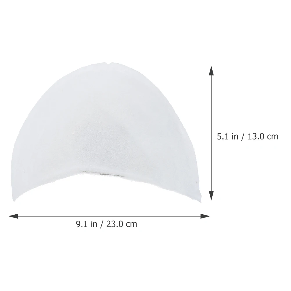 

50Pairs Cotton Shoulder Pads Reusable Breathable Shoulder Broadener for Women Men Clothing Daily Suits