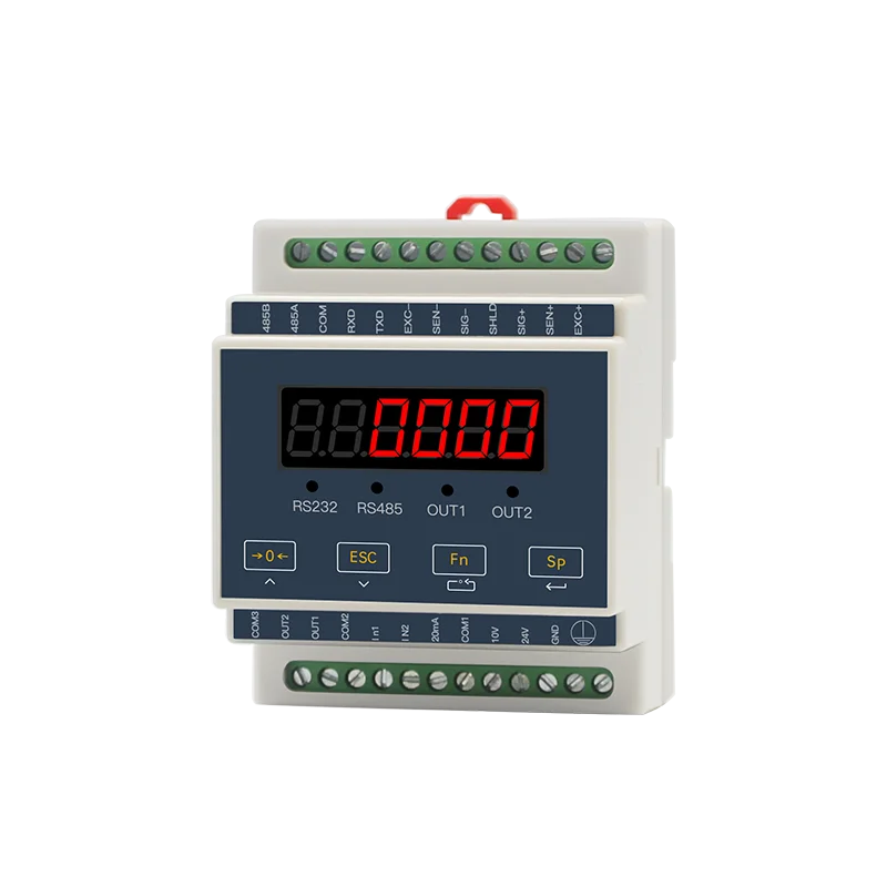 TDA-08D rail 485 communication weighing control transmitter batching package filling tank PLC instrument