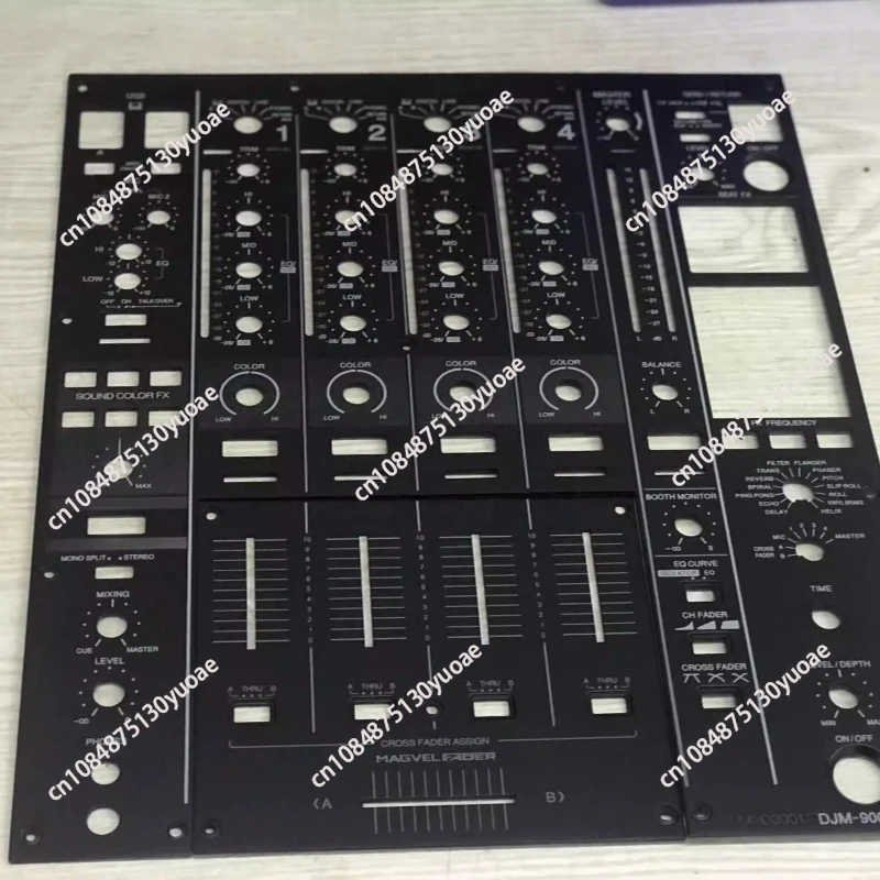 طقم علبة خلاط كاملة M-900NXS2 - لوحة معدنية + مجموعة براغي لـ DJM-900 NXS2- أجزاء معدات DJ الاحترافية #1