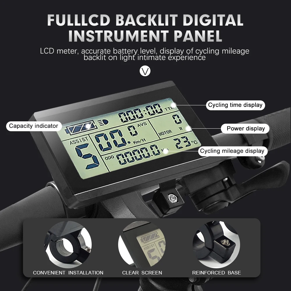 72 فولت 2000 واط الكهربائية الدهون الدراجة عدة 4.0 الإطارات فرش غير والعتاد المحور الخلفي عجلة المحرك التسرب 190 مللي متر ل الثلوج eBike تحويل عدة #3