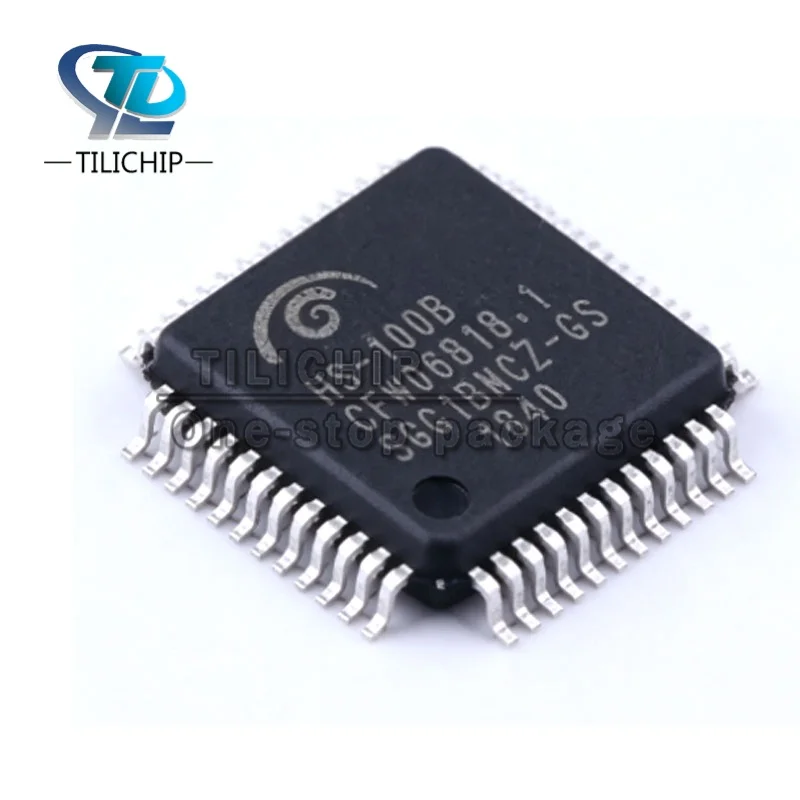 5PCS HS-100B microcontroller, LQFP-48 package, audio interface chip, transceiver, codec, brand new and original