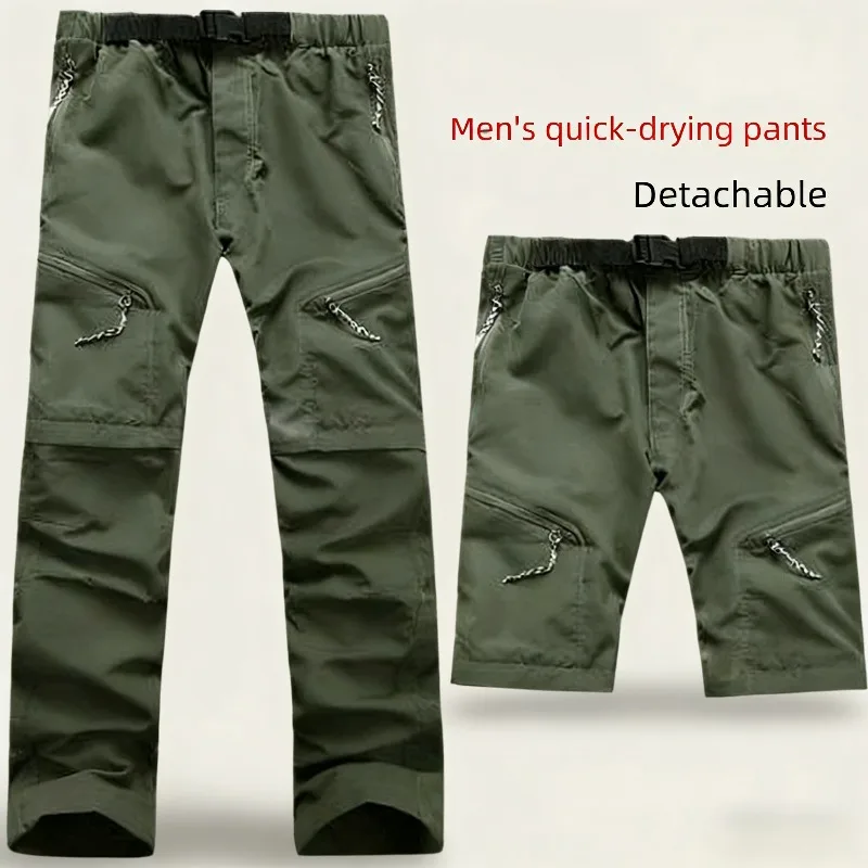 

Summer Men's Tactical Pants Detachable Breathable Fashionable Shorts Outdoor Cycling Tourism Hiking Camping Men's Hiking Pants