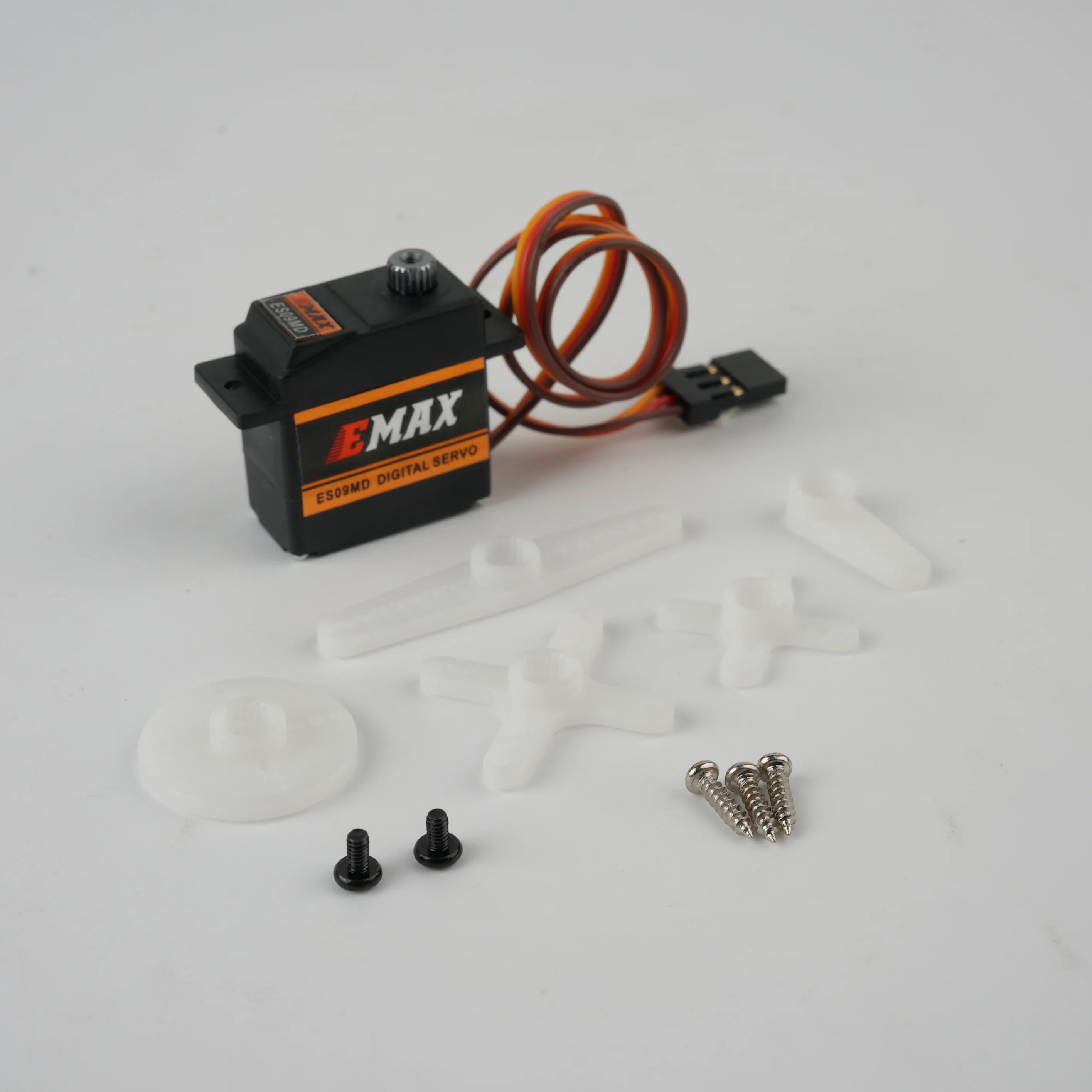 

1PCS/2PCS EMAX ES09MD Metal Digital Servo Motor Slant-Plate Swash Mini Servos DIY Parts For RC Aircraft Helicopter Model