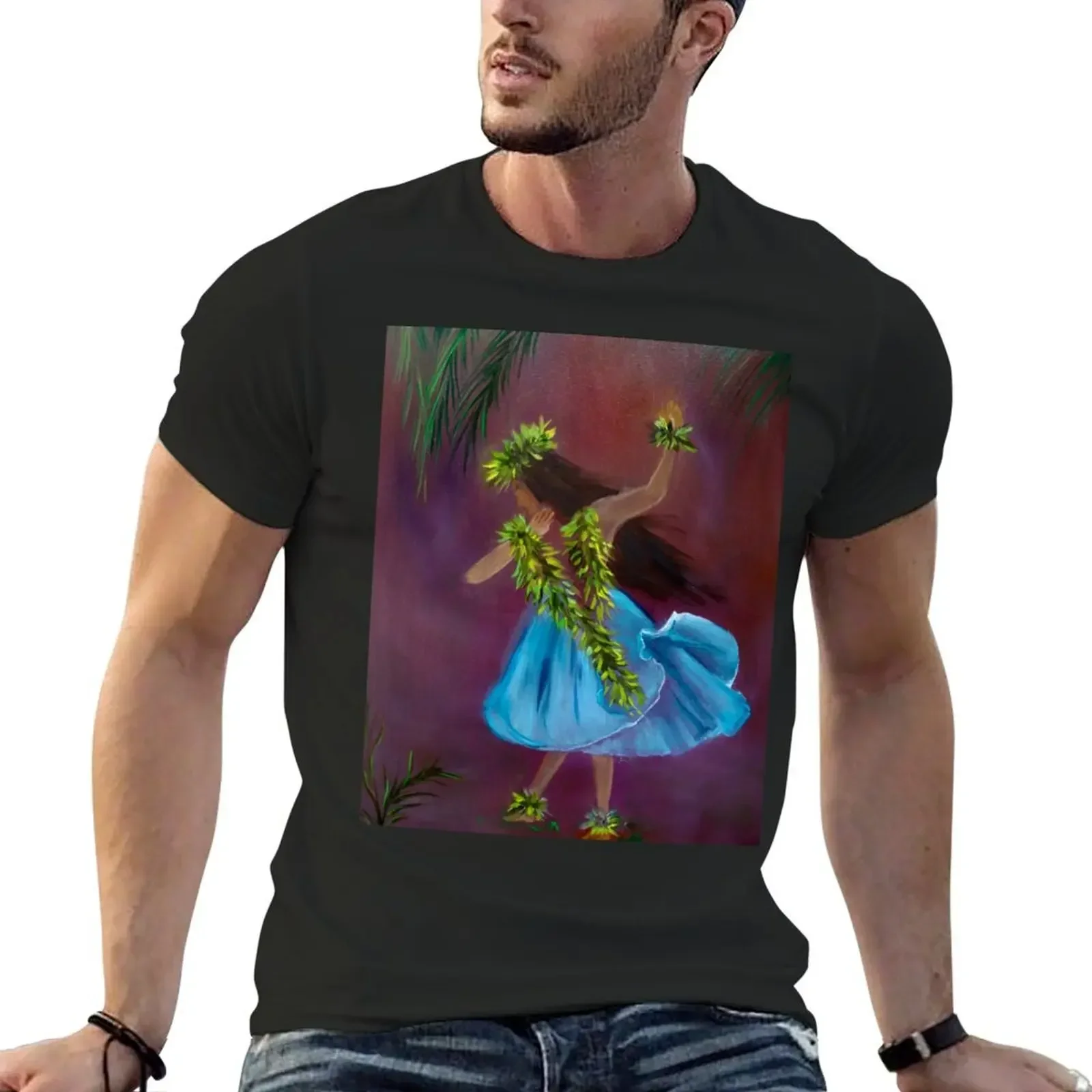 

Hula Skirt T-Shirt luxury clothing labubu gifts for boyfriend shirts graphic tees mens t shirts