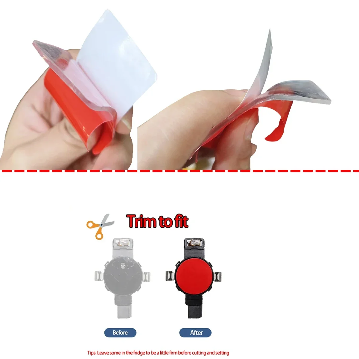 

For Lexus GS300/350/430/450h/460 RX350 LX570 GX460 LS430/600 Rain& Light Sensor Gel Adhesive FILM Cushion Pad Windscreen Tape