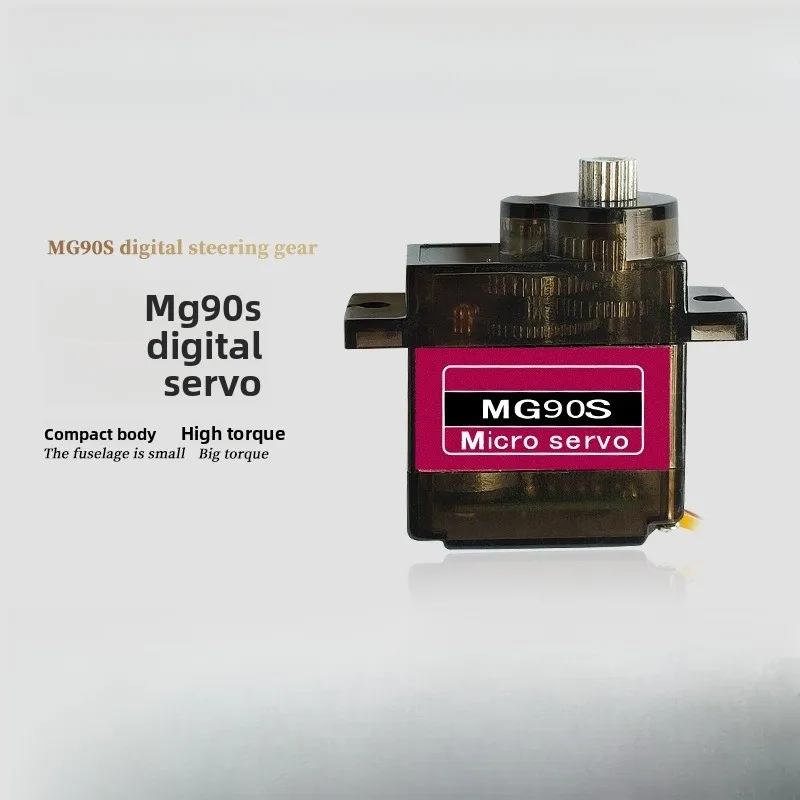 5/10/20 قطعة MG90S مايكرو محرك معزز ميتال جير التناظرية RC محرك سيرفو 180 360 لسيارة صغيرة طائرة هليكوبتر اردوينو روبوت