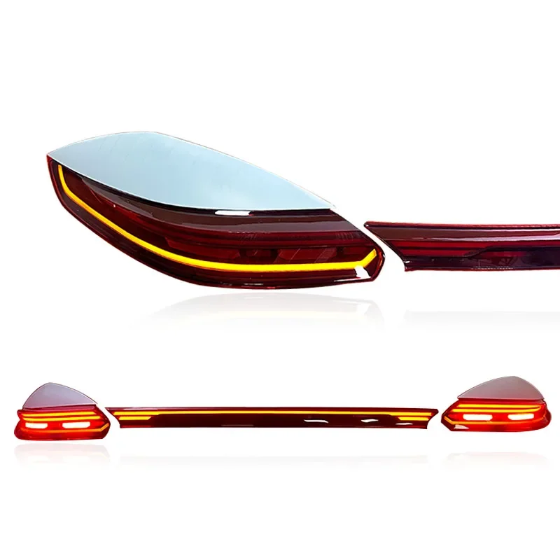 SJC Auto Full-Width Strip Through Shape Taillight for Panamera 970.1 970.2 New Upgrade Sequential Rear Lights