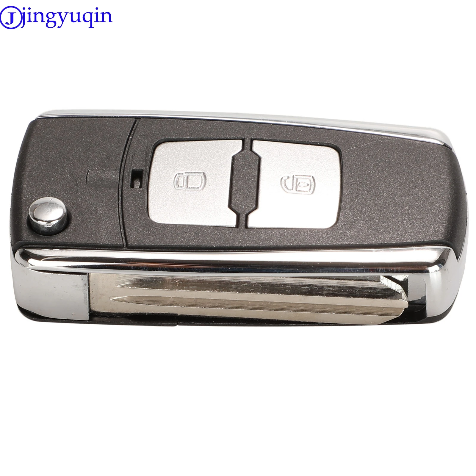 jingyuqin Modified 2b Car Key Case Cover Fob For Hyundai Elantra Folding Flid Blank Shell