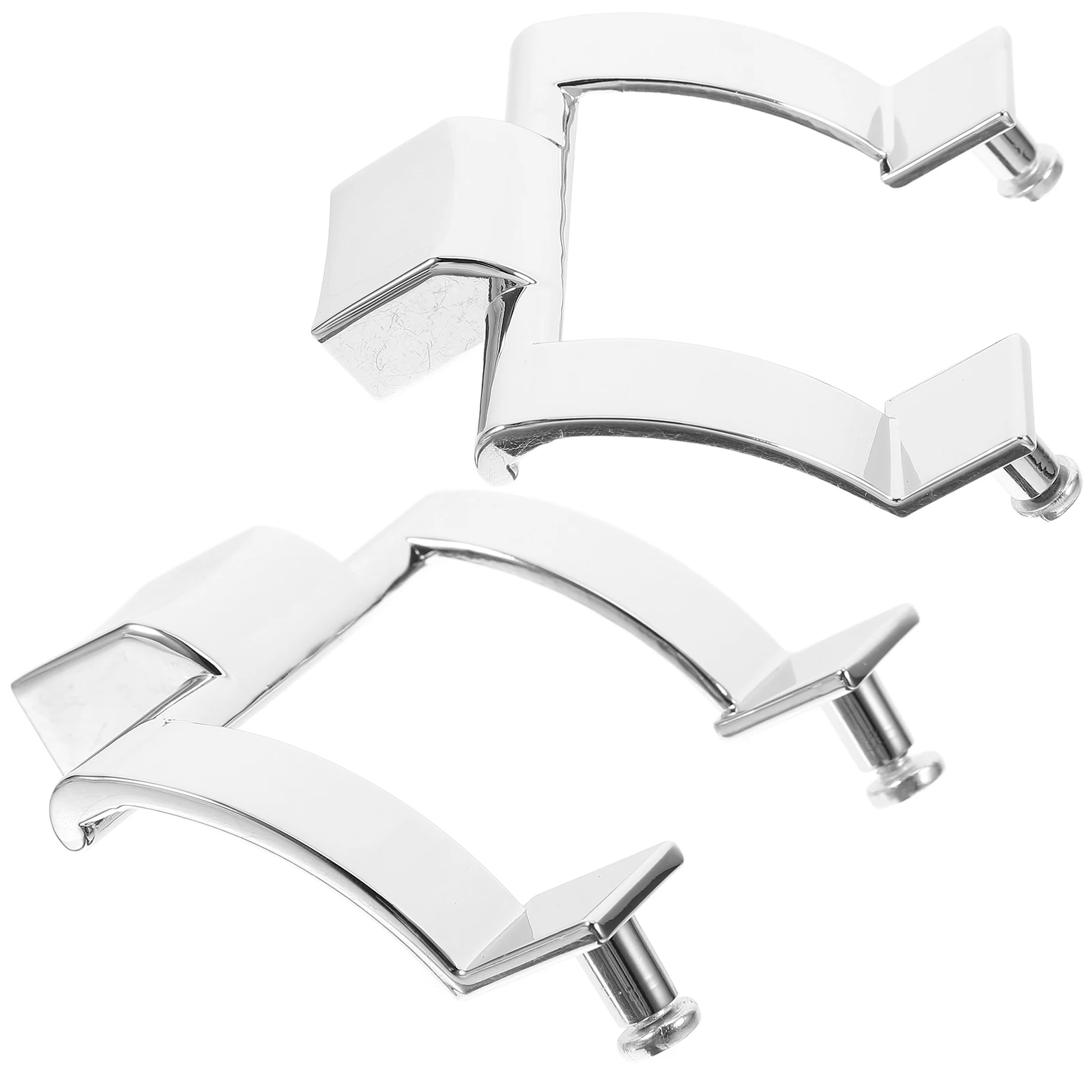 

2 Pcs Ultraviolet Light Zinc Alloy Handle Shower Door Handles Replacement Pull Equipment