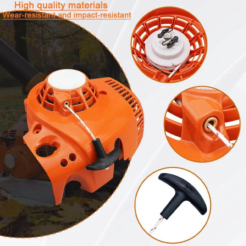 For Stihl Recoil Pull Starter Rewind Fit BG86 BG86c BG56 BG56c SH86 SH56 Handheld Leaf Blower Assembly Replace 4241-080-2106