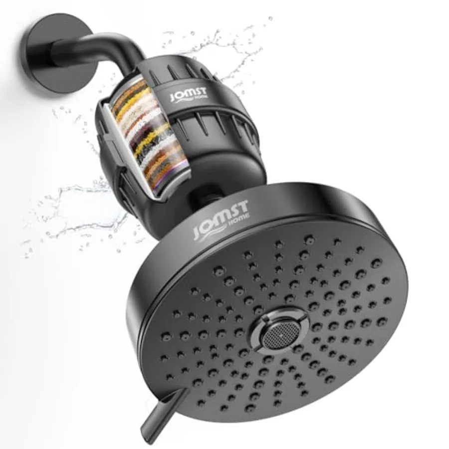 

Filtered Shower Head COMBO for Healthier Skin and Hair 3 Mode High Pressure Shower Heads with 25-Stage Filtration Removes 99.94