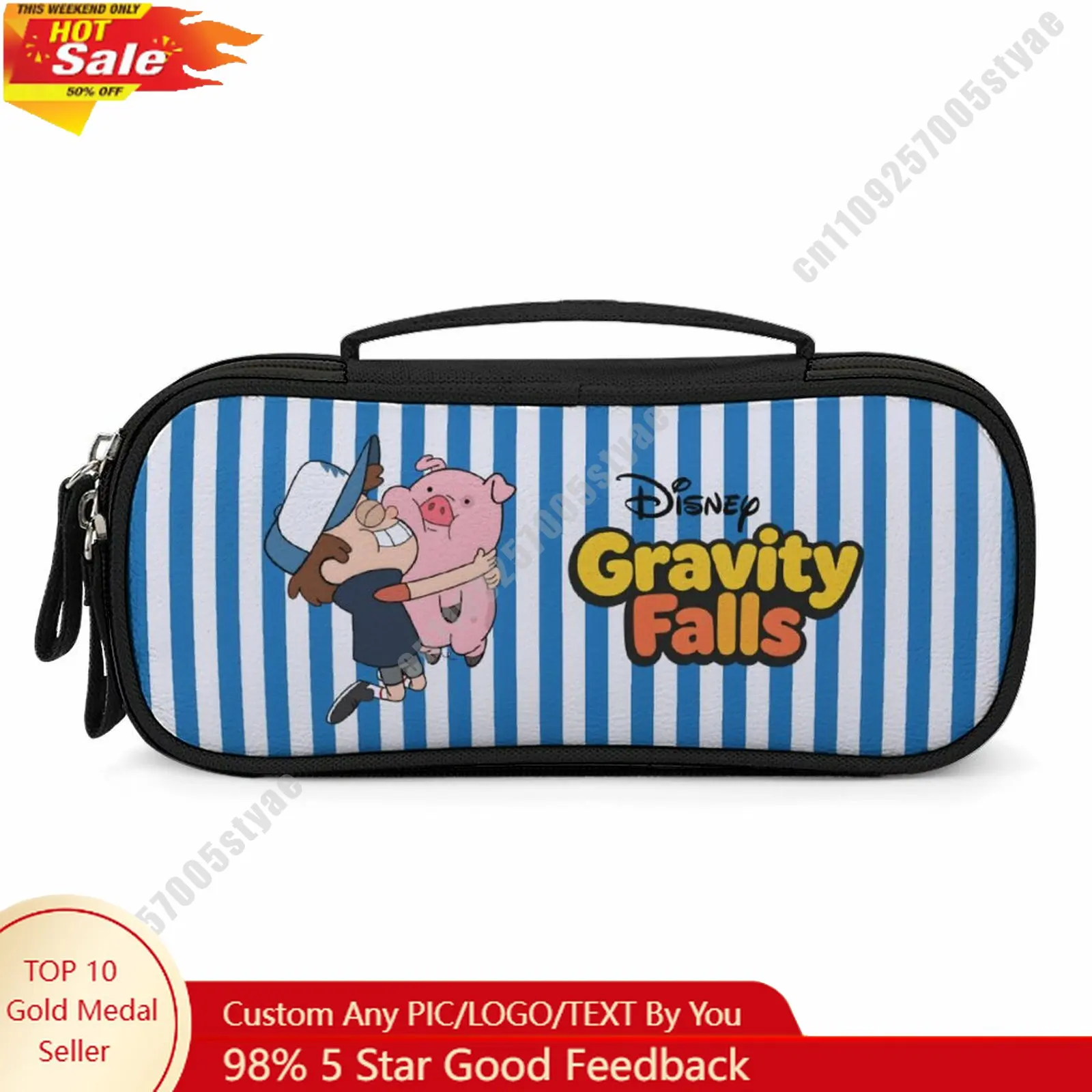 

Dipper Pines Pencil Case Disney Cartoon Character Customized Design Personalized Creation Holiday Gift Cosmetic Bag Cosplay
