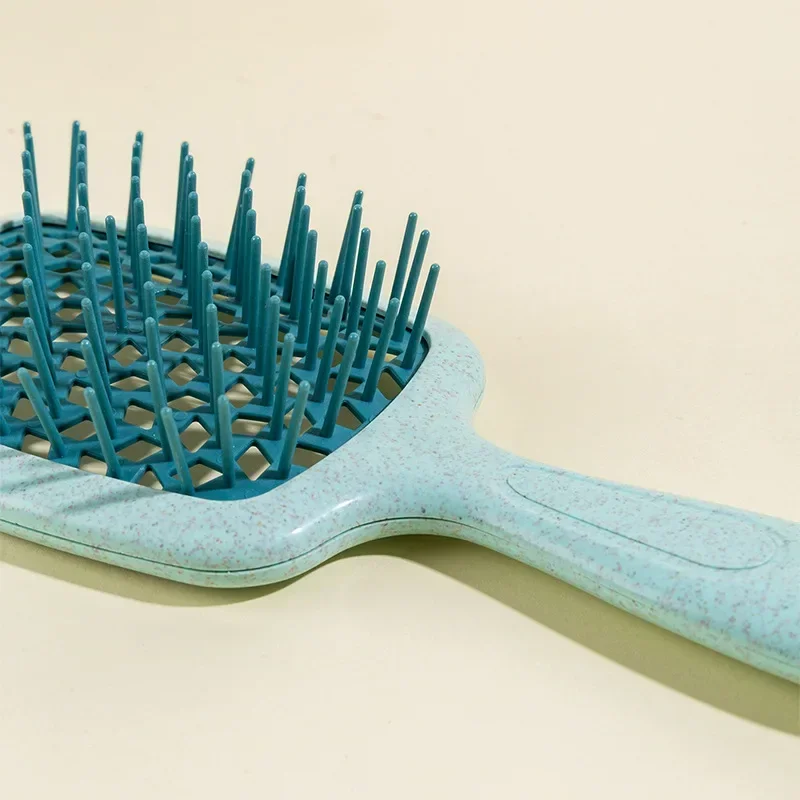 Ampla dentes pentes de almofada de ar para mulheres, couro cabeludo massagem pente, escova de cabelo, ferramenta cabeleireiro, esvaziamento