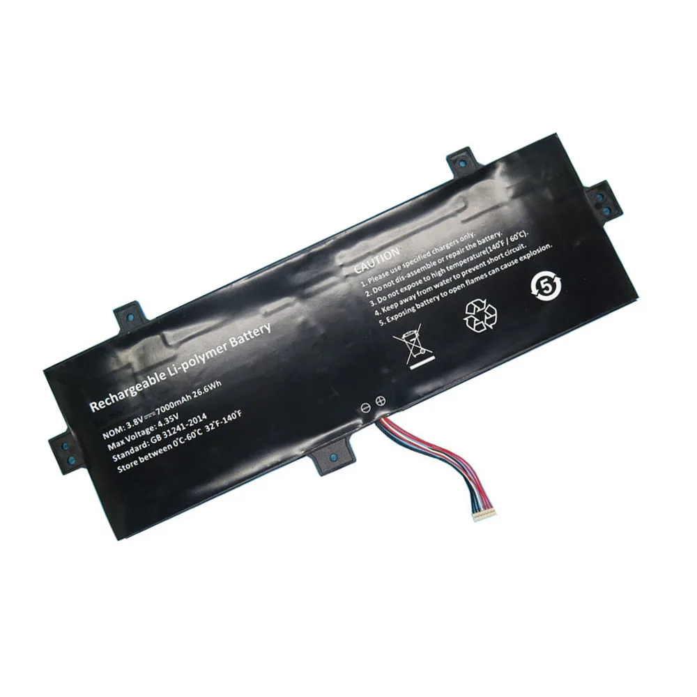 Laptop Battery For HKC N13RA 3.8V 7000MAH 26.6WH 5PIN 5 lines 7PIN 7 lines New