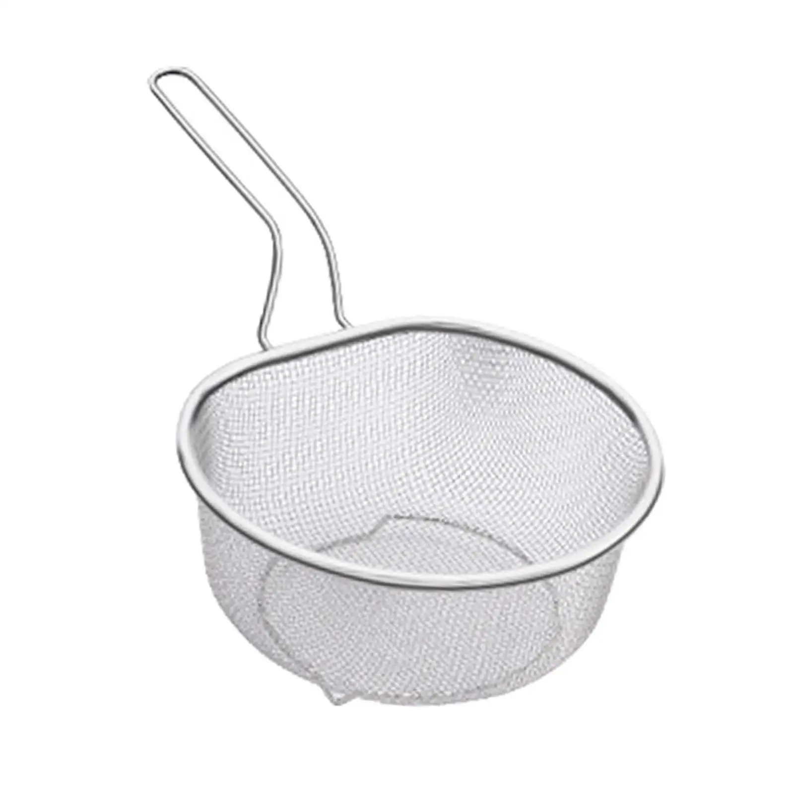 Frying Basket Deep Fryer Basket Practical Easy to Clean Hot Pot Mesh Colander Food Strainer for Hotels Restaurants Bar Pasta