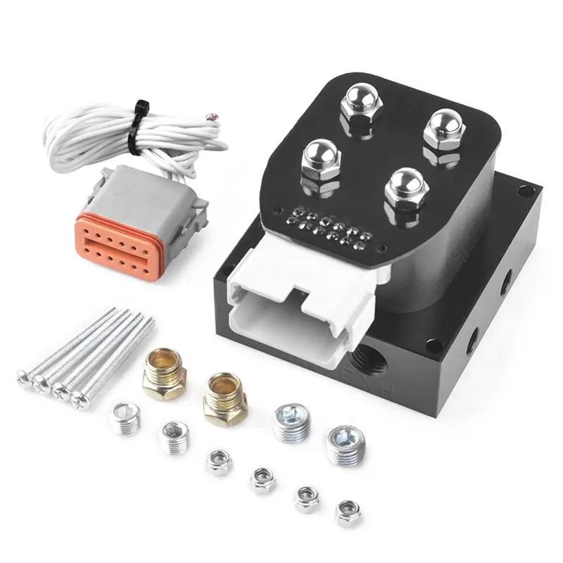 

A21E-12V Solenoid Valve Air Ride Suspension Manifold Valve 0-200Psi Pneumatic Shock Absorber For Auto Fast Control