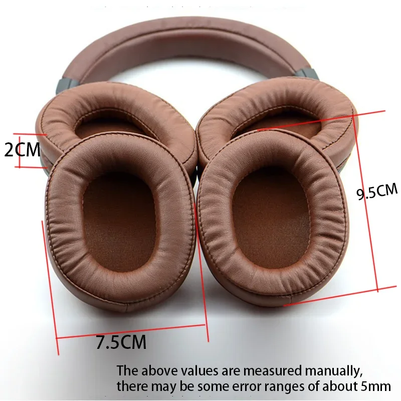 

1 Pair Replacement Ear Pads Cushions for Audio Technica ATH M70 M50X M50 MSR7 M40X M40 M30X Headset Earmuff Cover ear pads Cups