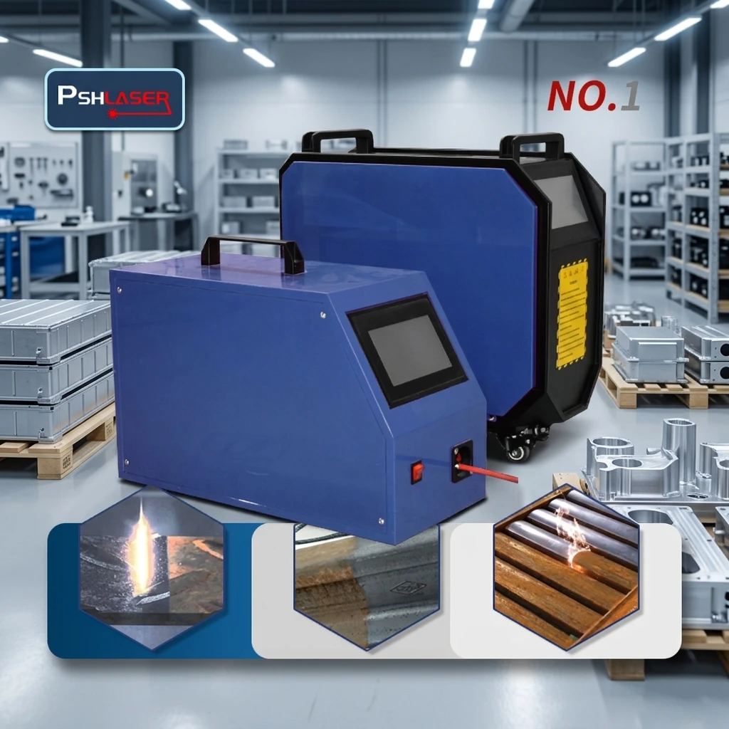 Small Portable Mini 4 In 1 Fiber Laser Welding Machine, Compact & Lightweight For Easy Movement & Outdoor Work
