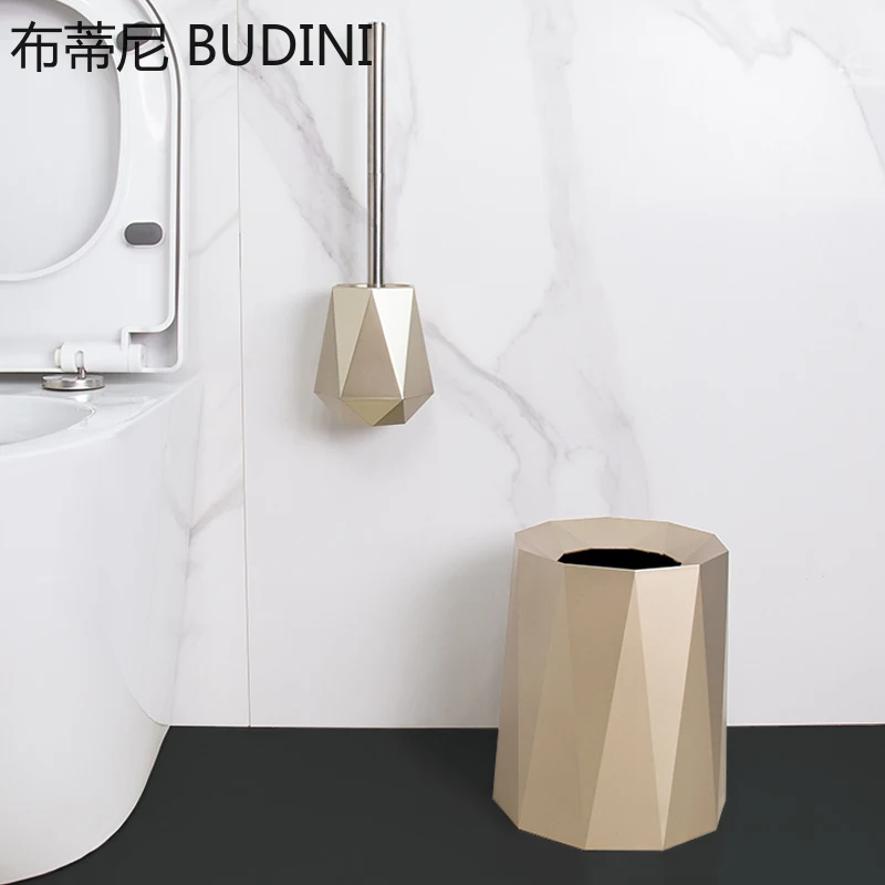 Nordic TPR Silicone Head Toilet Brush Floor-Standing Or Wall-Mounted Toilet Brush Holder Cleaning Brush Bathroom Accessories