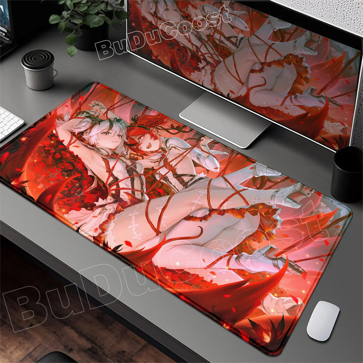 

HD Printing Wuthering Waves Camellya Mouse Pad XXL Gamer Keyboard Mat Gaming Desk Protector Laptops Mousepad PC Carpet Mousepads