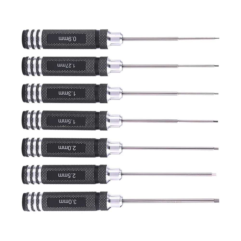 

1PC HSS Hexagon Wrench Screwdriver 0.9/1.27/1.3/1.5/2.0/2.5/3.0mm Single Hexagonal Screwdriver For Cars Hex Screw Disassembling